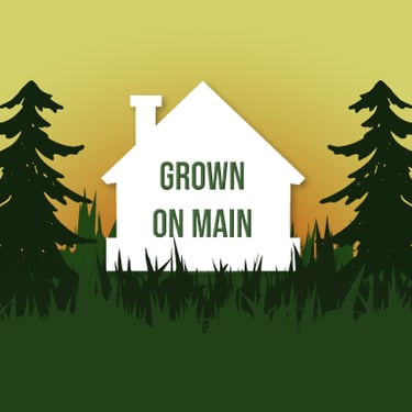 Grown on Main logo