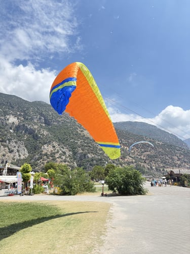 Orange color iFLY hobby acro Paragliding