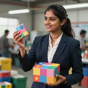 blue and white striped round textile