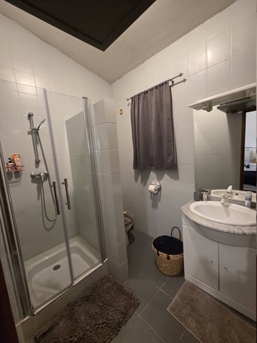 salle de bains gîte Chez Dom & Albert