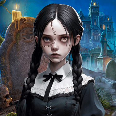 Gwen Black: Cemetery Gate - gothic hidden object mystery puzzle adventure cover art