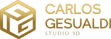 Carlos Gesualdi • Studio 3D logo