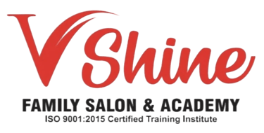V Shine Salon and Academy logo