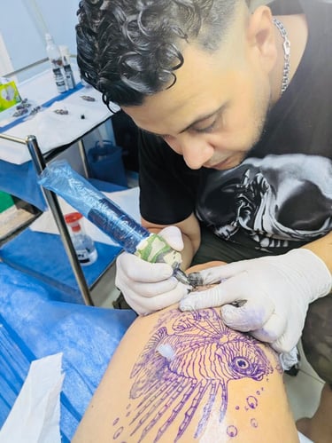 About Hurghada Tattoo studio – team photo in Hurghada