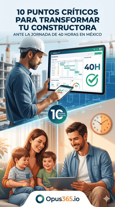 10 Puntos criticos para transformar tu empresa constructora