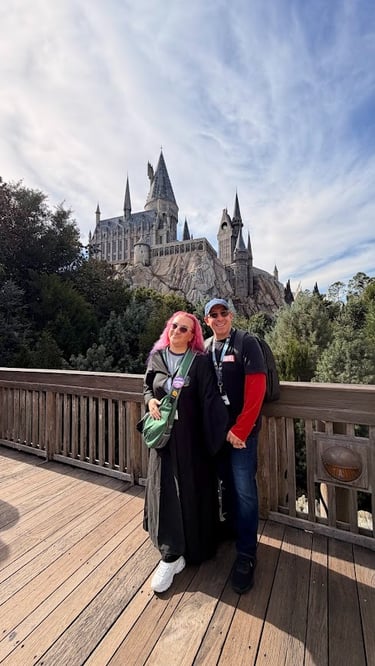 Hogwarts en Islands of Adventure dentro del Wizarding World en Orlando