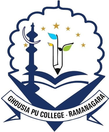 Ghousia Pre University College, Ramanagara logo