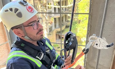 Trabalho em altura Rapel