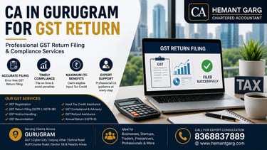 CA in Gurugram for GST Return Filing Services