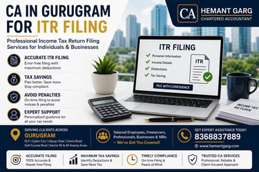 CA in Gurugram for ITR Filing Services by CA Hemant Garg