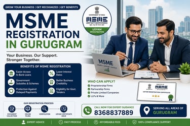CA in Gurugram helping startup founder with MSME registration