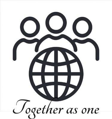 TOGETHER AS ONE logo
