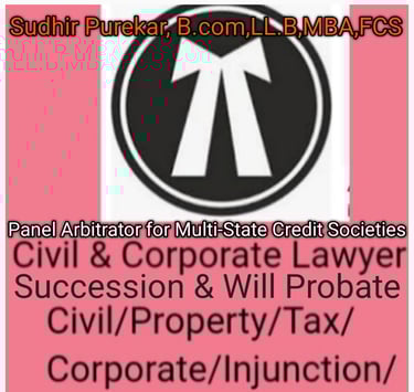 Advocate Sudhir Purekar-Letters of Administration, Succession Certificate, Probate Lawyer in Mumbai logo