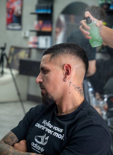 Men’s Skin Fade - Silver barbers Braybrook