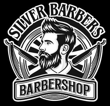 Silver Barbers Braybrook logo