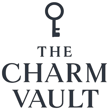 Hermes Charms,The Charm Vault logo