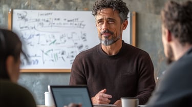 Atlas explaining the importance of choosing a clear personal brand niche to entrepreneurs