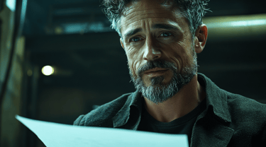 Simple one-page personal brand strategy framework on a clean workspace