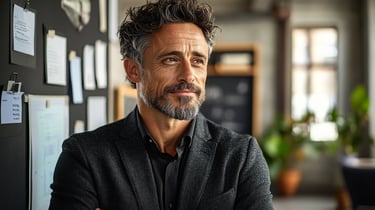 Business consultant building a personal brand to attract premium clients and grow authority