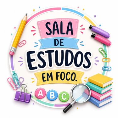 Sala de estudos em Foco - Arquivos digitais para pratica de ensino educacionais. logo