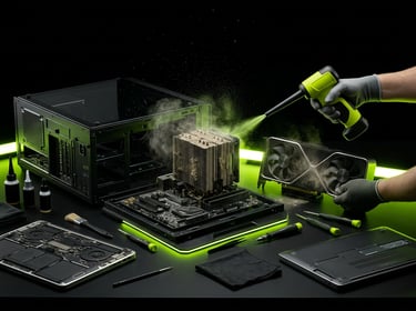 Dust cleanup service, visit Computer and Mobile Repair LLC at 2021 Gallatin Pike N, Suite 108, Madison, TN 37115, 