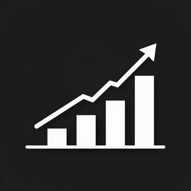 Minimalist abstract design with three distinct sections representing each service point.