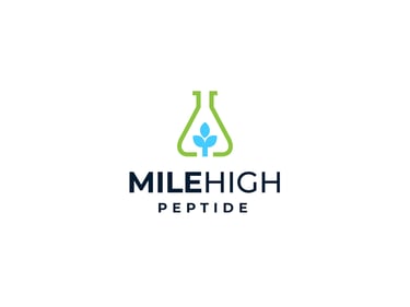 Mile high peptide logo