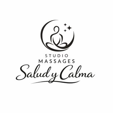 STUDIOMASSAGES,salud y calma. logo