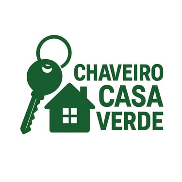 Chaveiro casa verde logo