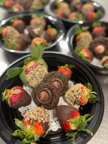 chocolate covered strawberries valentines treats