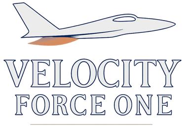 Flying and building aircraft logo