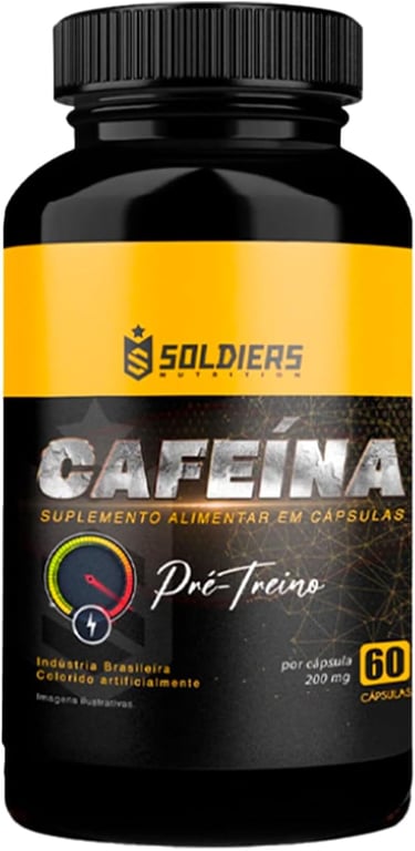 Cafeína 100% Pura Soldiers Nutrition: energia barata e eficiente para o treino.