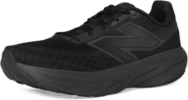 Tênis New Balance Fresh Foam X 1080 V13 totalmente preto com design moderno e macio.