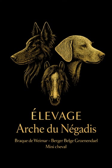 Arche du negadis Braque de weimar logo