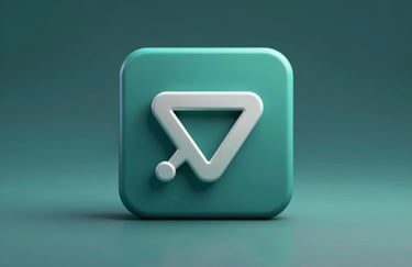 A sleek 3D icon representing automated testing and algorithms, rendered with metallic textures and #367C89 lighting. The style is cutting-edge and emphasizes technical intelligence.