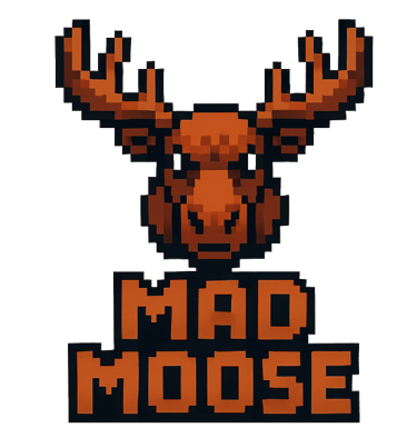 MadMoose Softworks, Game Development, Pixel Art Style logo
