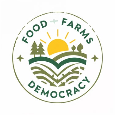 Food Farms Democracy logo