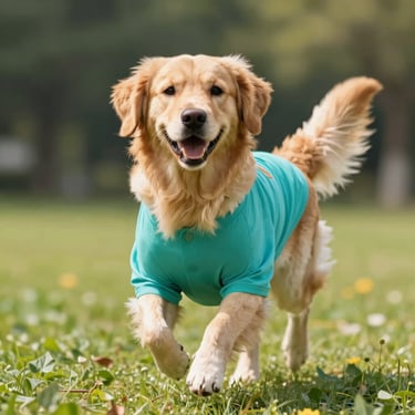 Perrito con sueter verde esmeralda