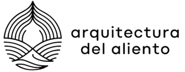logotipo de arquitectura del aliento