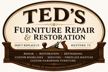 teds furniture repair and restoration logo