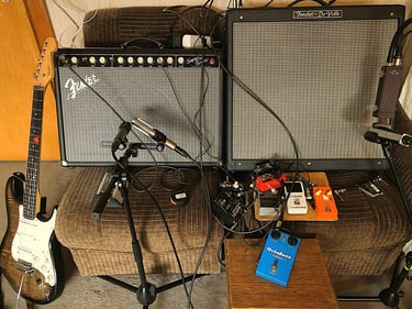 Enregistrement guitares, Fil's HOUSE Studio, Sion, Valais