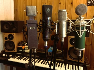 4 condenser mic, Fil's HOUSE Studio, Sion, Valais