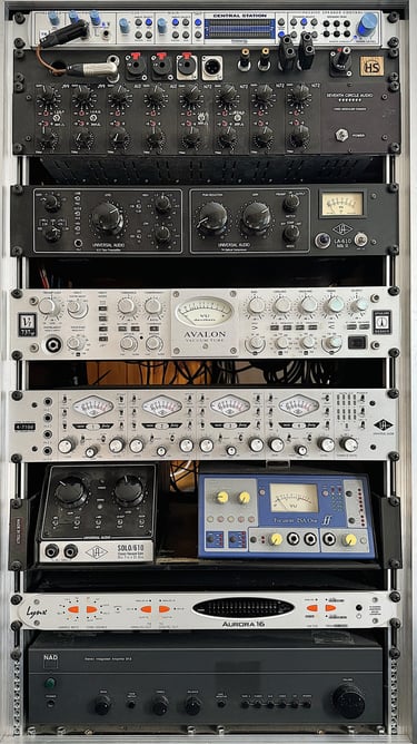 Rack préamplis Fil's HOUSE Studio, Sion