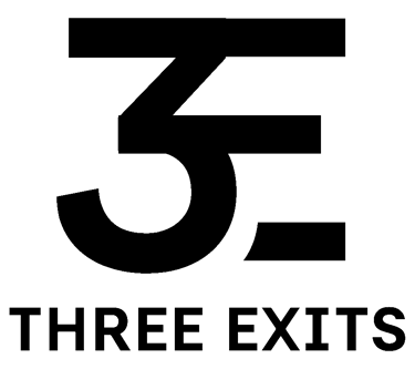 Three Exits logo