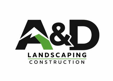 A&D LANDSCAPING - CONSTRUCTION logo