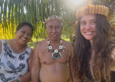 With the King of Micronesia and his wife