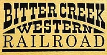 Bitter Creek Western Railroad logo