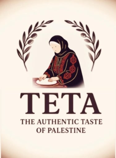 TETA- THE AUTHENTIC TASTE OF PALESTINE logo