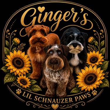 Ginger's Lil Schnauzer Paws logo