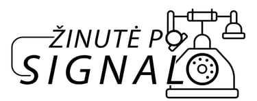 Žinutė po signalo audio palinkėjimų knygos logo